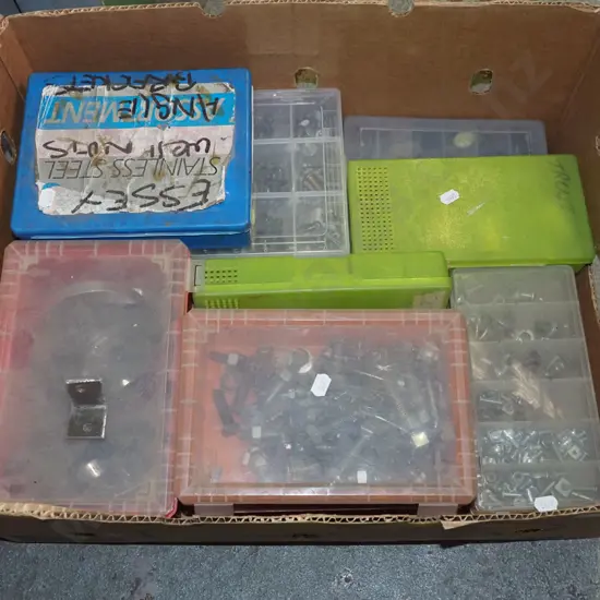 box; nuts, bolts etc
