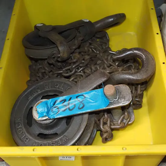 vintage block and tackle