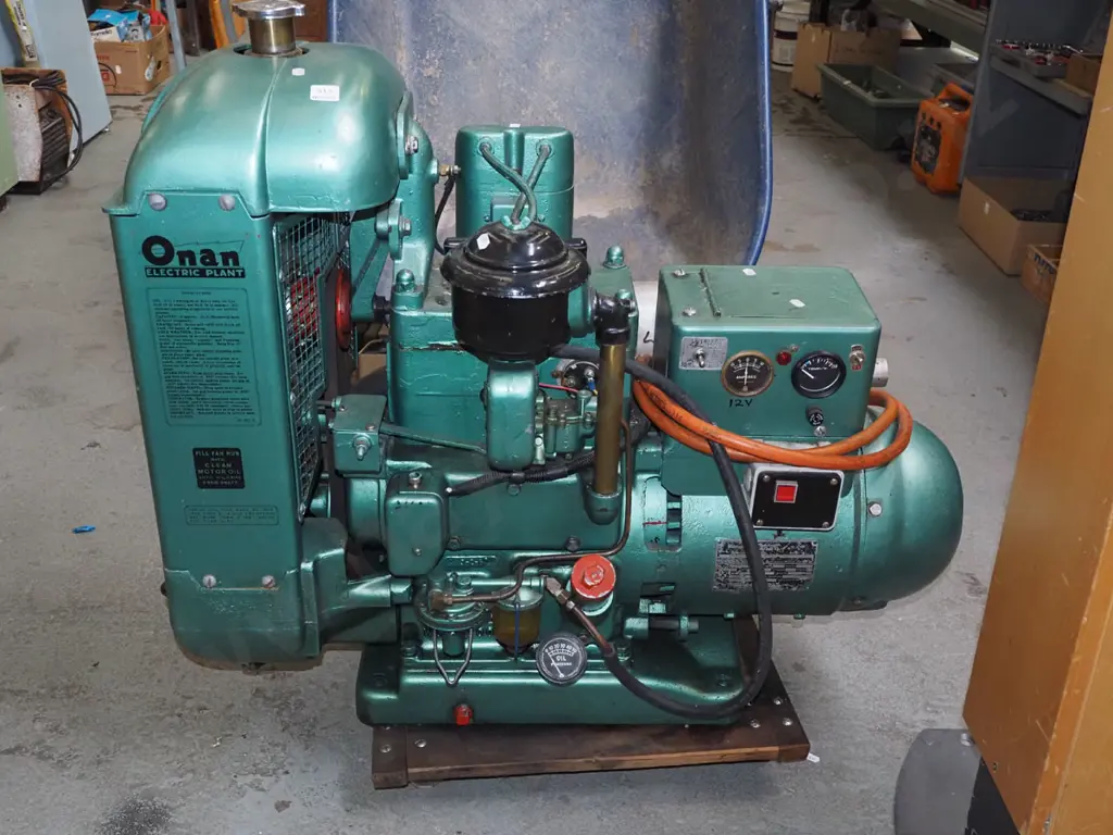 vintage Onan Electric Plant 4 stroke generator Image 1++
