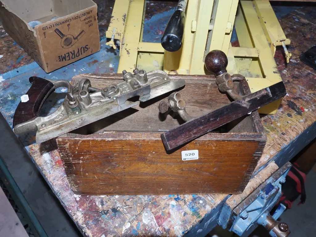 boxed Stanley No. 45 combination plane Image 1++
