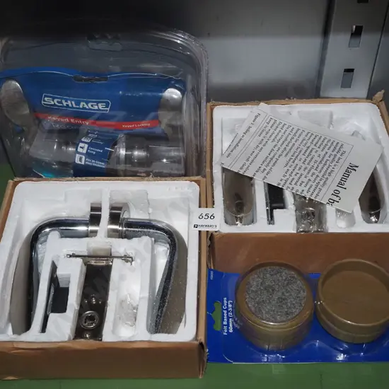 door hardware, 4x felt based cups