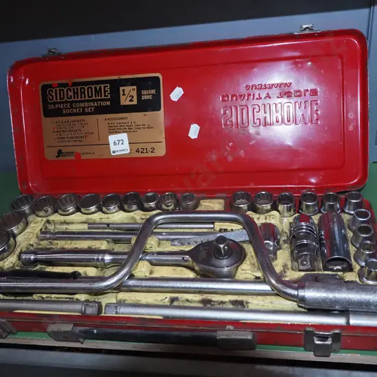 Sidchrome socket set