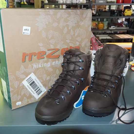pair of as new Trezeta size 9 UK tramping boots