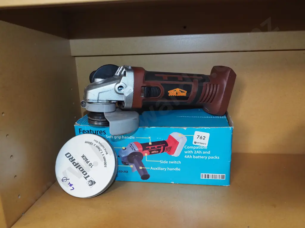  Tool Shed battery powered angle grinder - no battery Image 1++