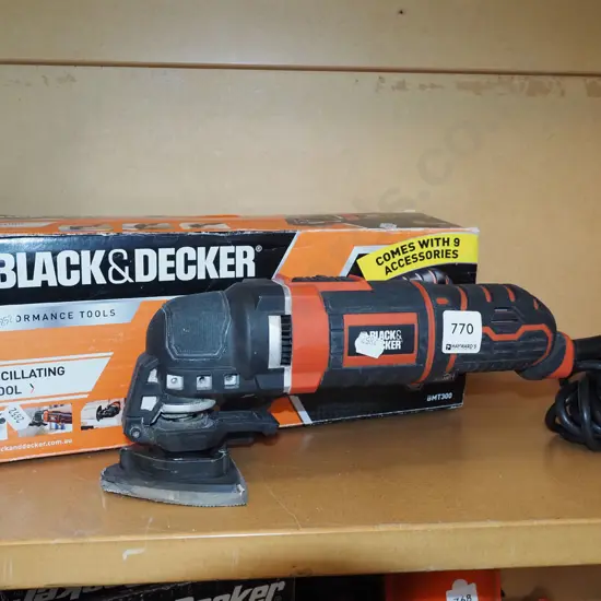 Black & Decker oscillating multi tool