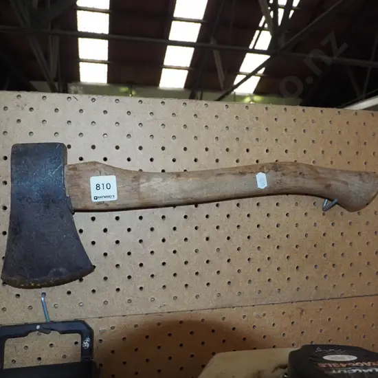 wooden hatchet
