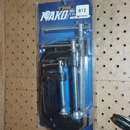 as new 3 piece clamp set