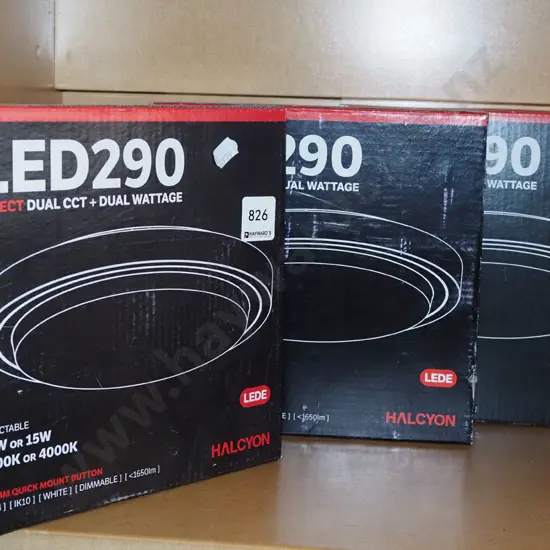 3x as new boxed LED lights