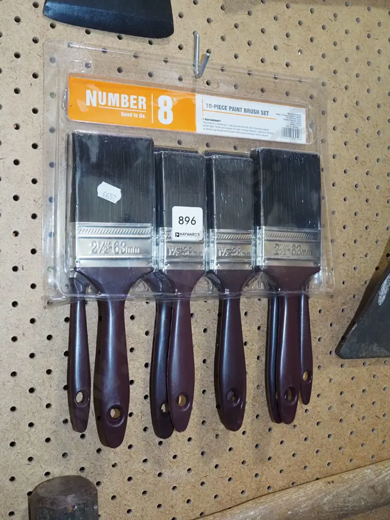 10 piece paint brush set Image 1++