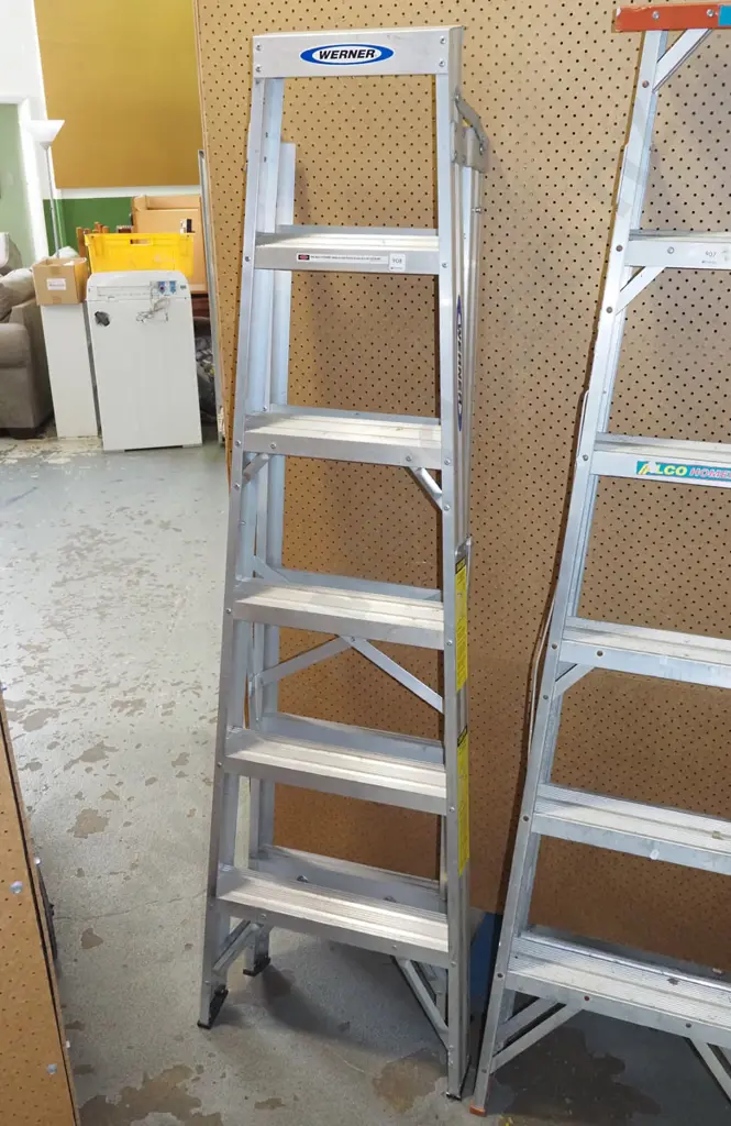 Werner 5 step aluminium ladder Image 1++