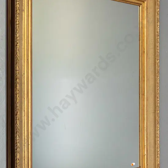 large ornate gilt-framed mirror H-1250 W-1000