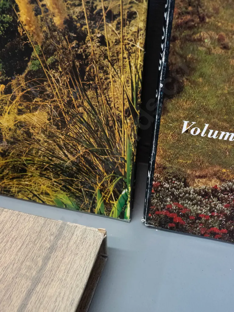 New Zealand in Colour, Volumes 1 & 2, Kenneth and Jean Bigwood, text by James K Baxter (vol 1) & John Pascoe (vol 2) in Image 1++