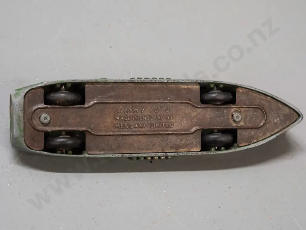 vintage Meccano / Dinky Toy streamlined racing car - age wear to paint L-130 Image 1++