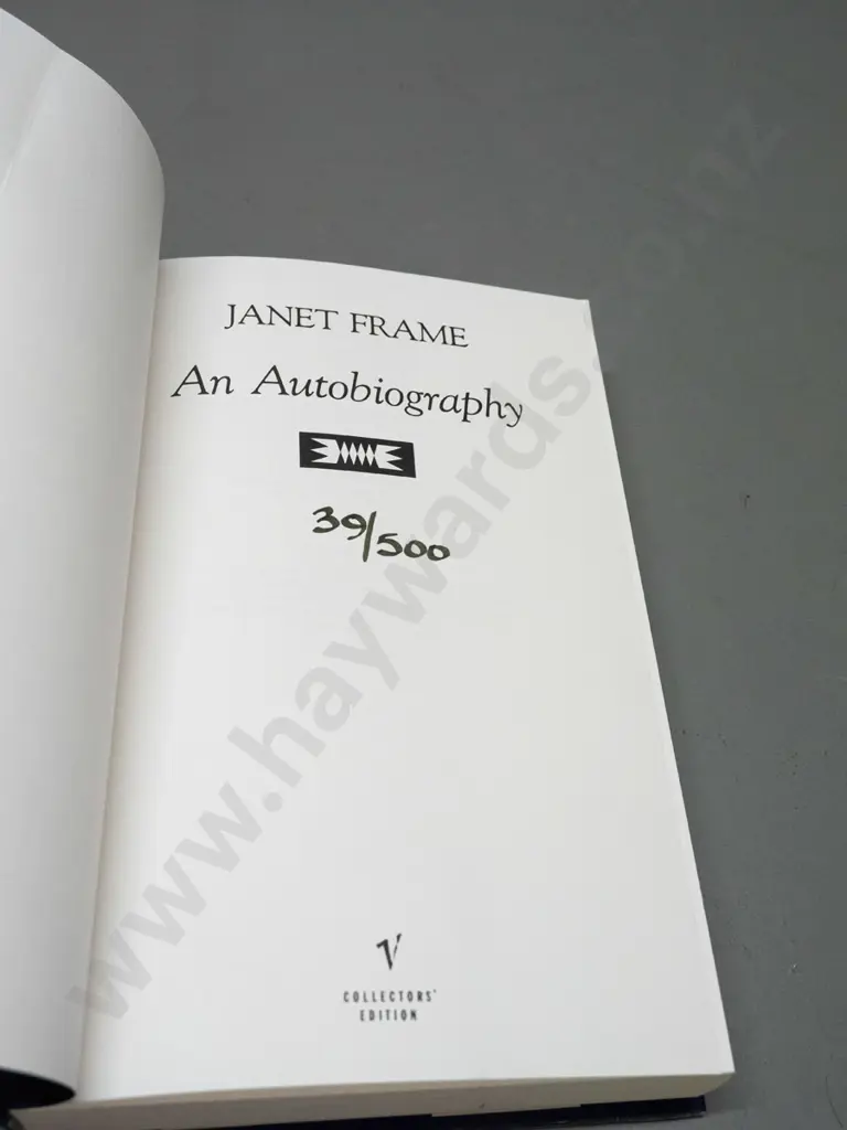 6 NZ literary books - Charles Brasch & Janet Frame, see photos. Autobiography is Vintage Collector's Edition Image 1++