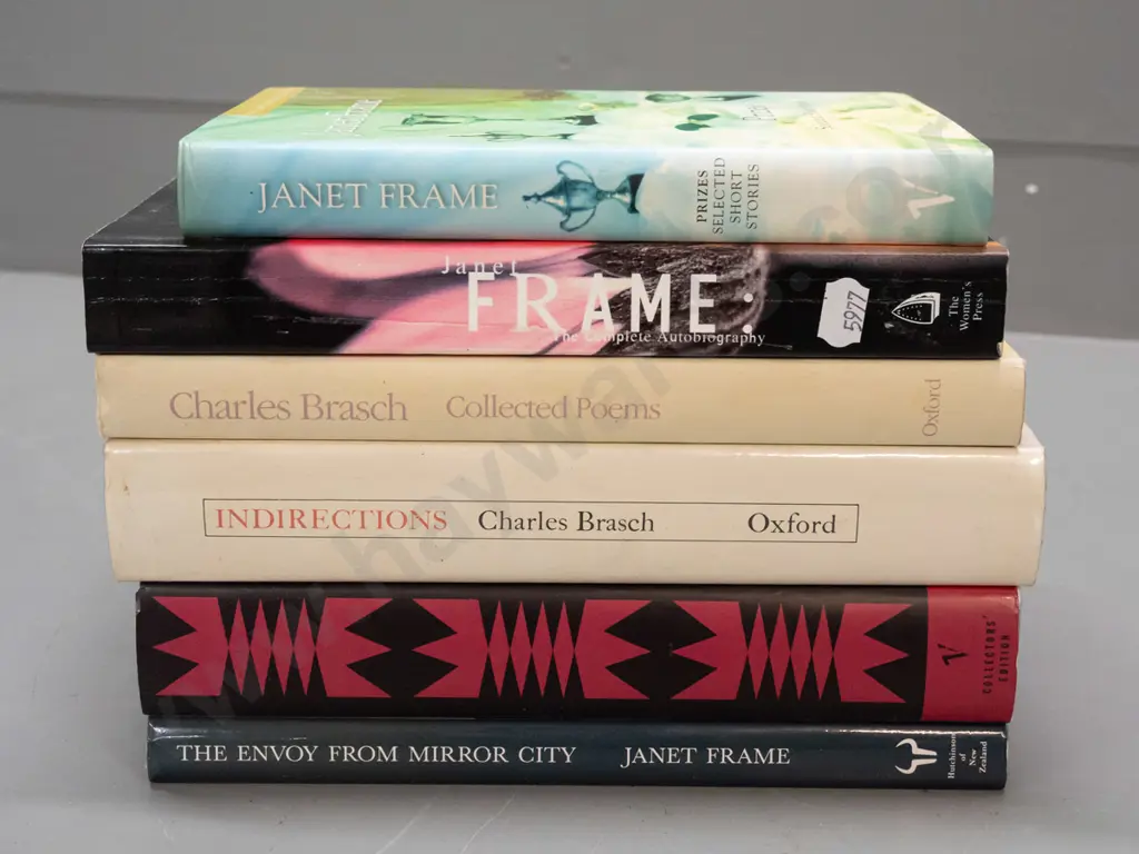 6 NZ literary books - Charles Brasch & Janet Frame, see photos. Autobiography is Vintage Collector's Edition Image 1++