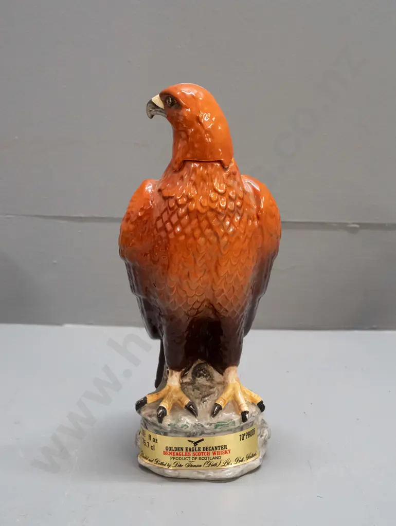 Beswick Beneagles scotch whisky decanter - golden eagle. Empty. H-270 Image 1++