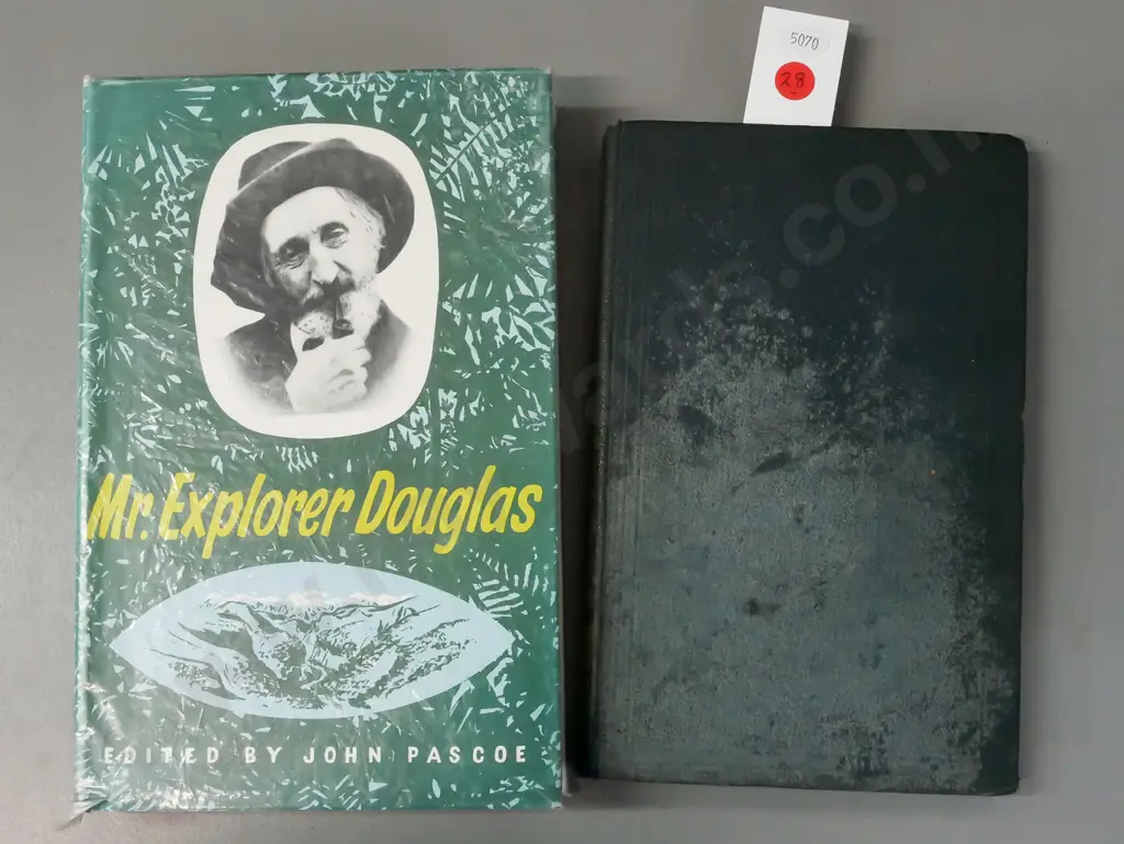 2x books: Banking Under Difficulties or Life on the Goldfields (George Preshaw 1888, Edward Dunlop & Co); Mr Explorer Image 1++