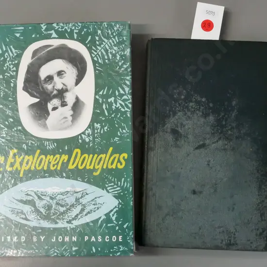 2x books: Banking Under Difficulties or Life on the Goldfields (George Preshaw 1888, Edward Dunlop & Co); Mr Explorer