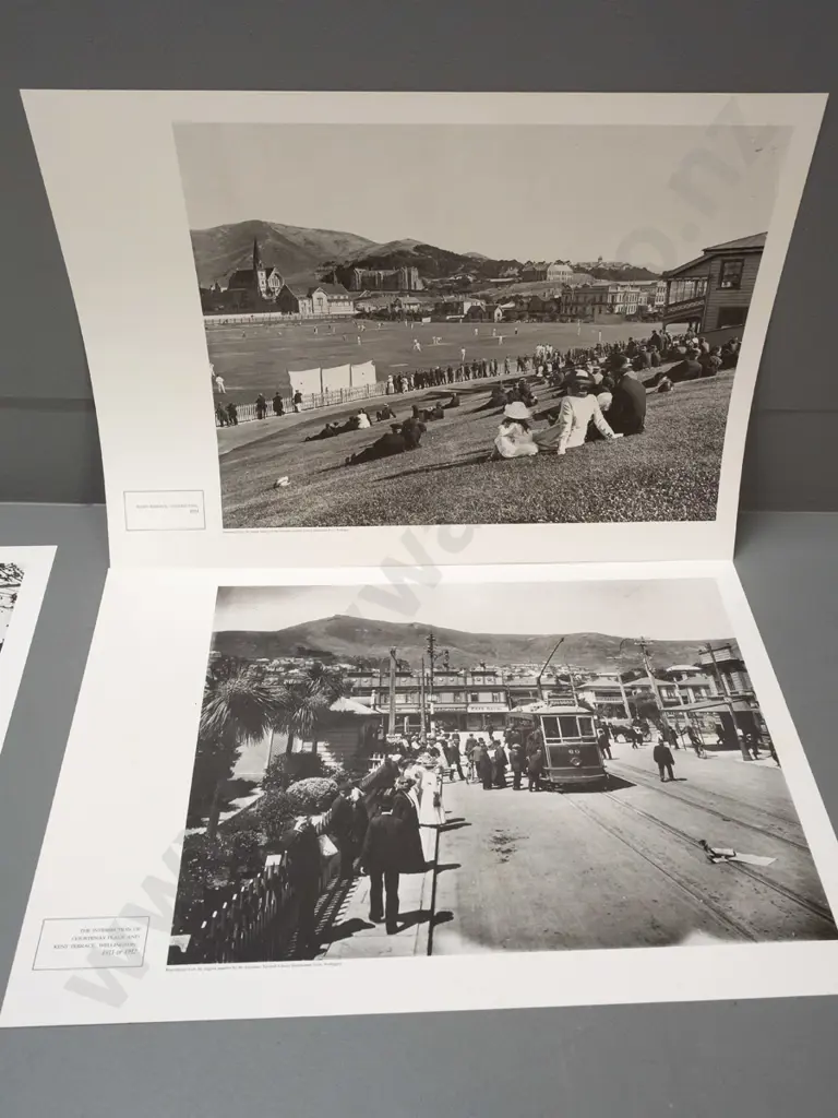 folder of 6 reproduction photo prints from the Alexander Turnbull library "Imagers of a New Land" series - S.C. Smith, Image 1++