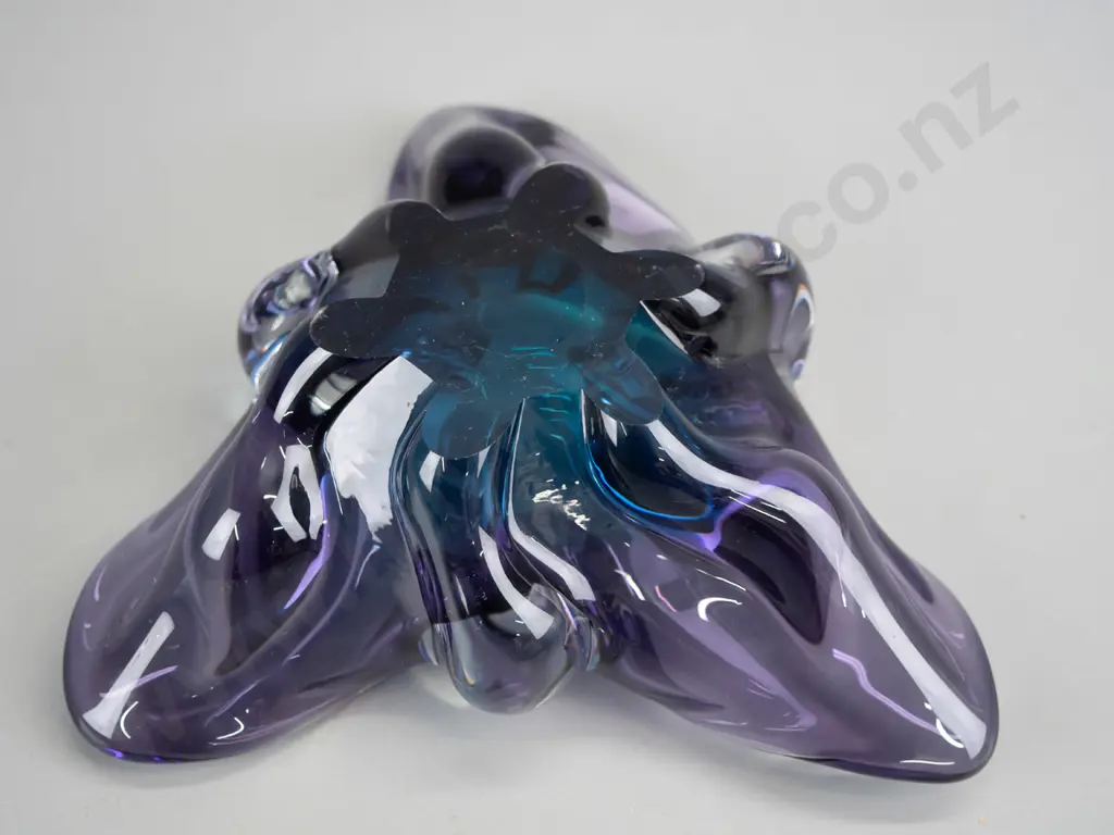 mid-century Murano-style glass bowl W-240 Image 1++