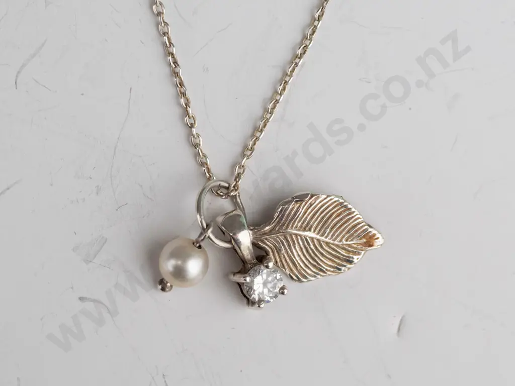 silver necklace chain stamped 925 Image 1++