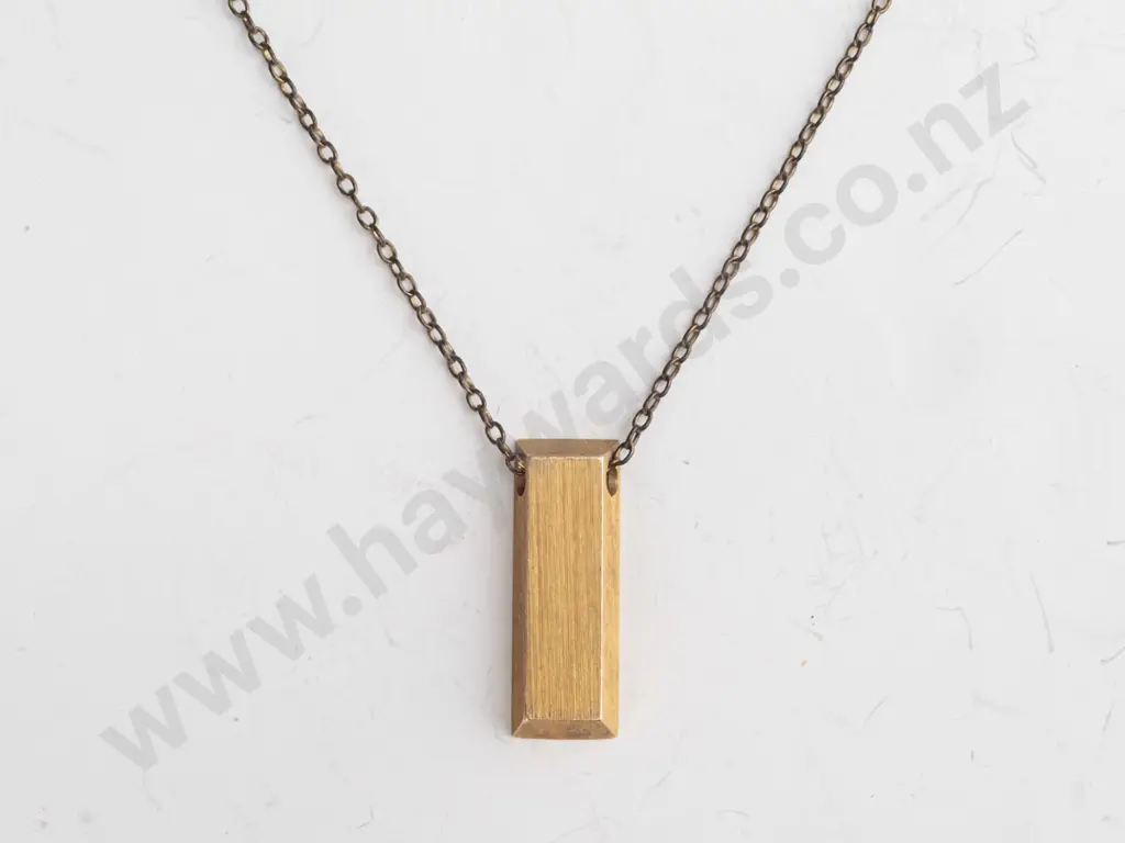 9ct necklace - stamped 9ct (3.9gm) Image 1++