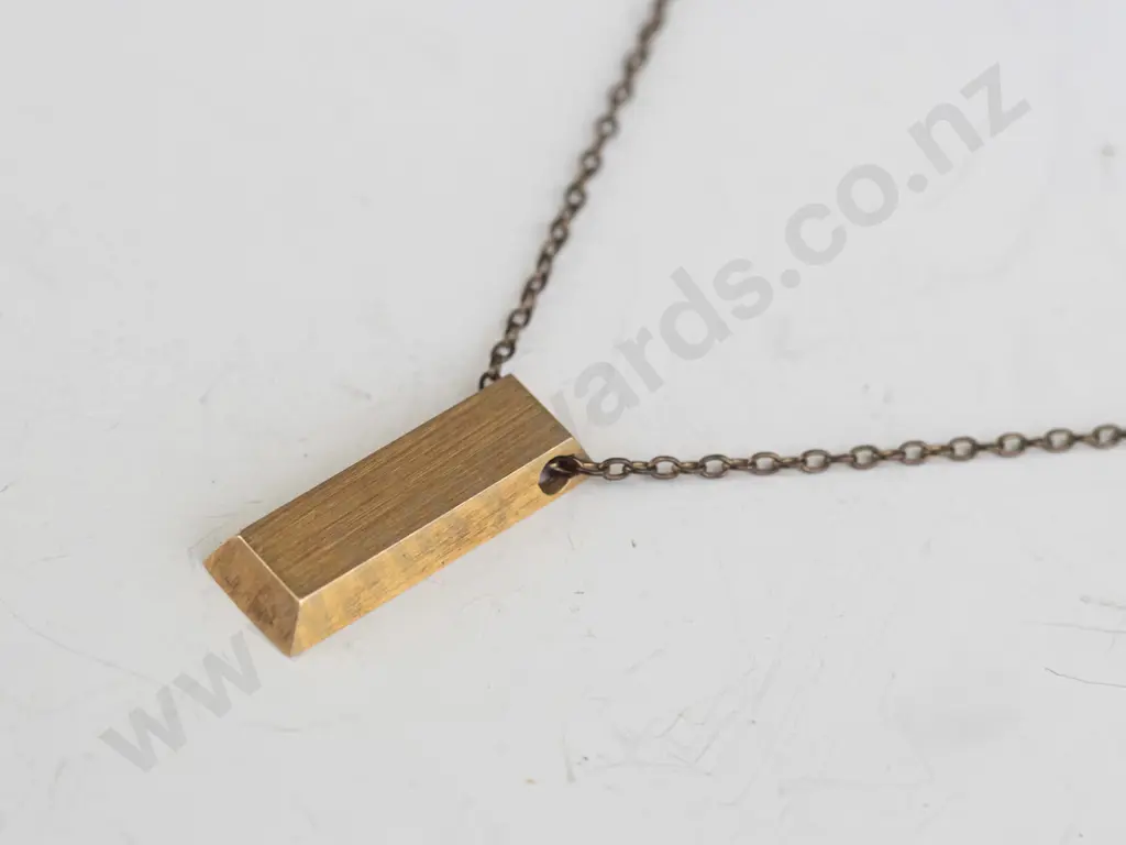 9ct necklace - stamped 9ct (3.9gm) Image 1++