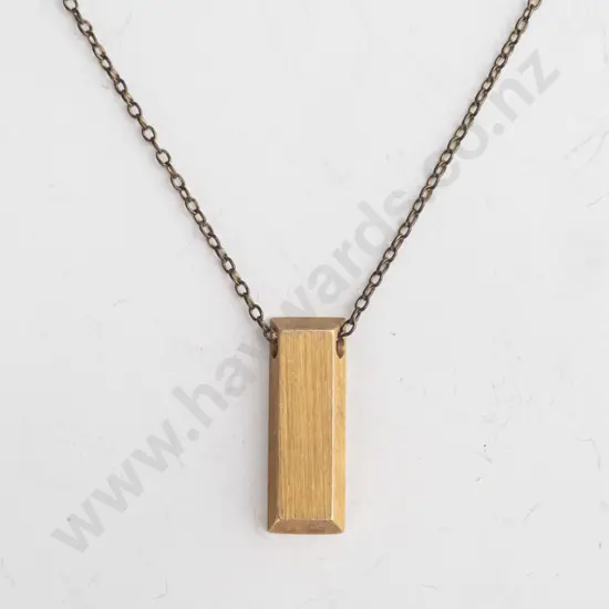 9ct necklace - stamped 9ct (3.9gm)