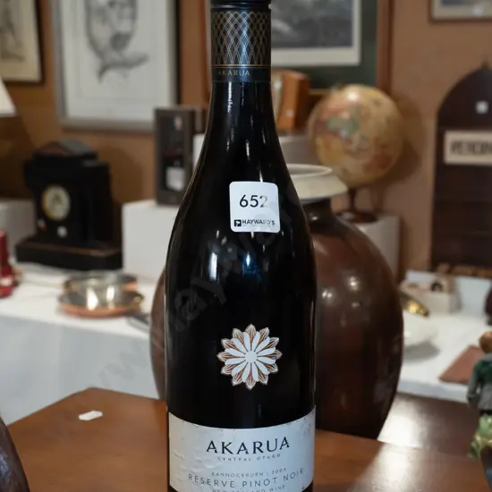 bottle of 2009, Akarua, Pinot Noir, Central Otago wine 750ml
