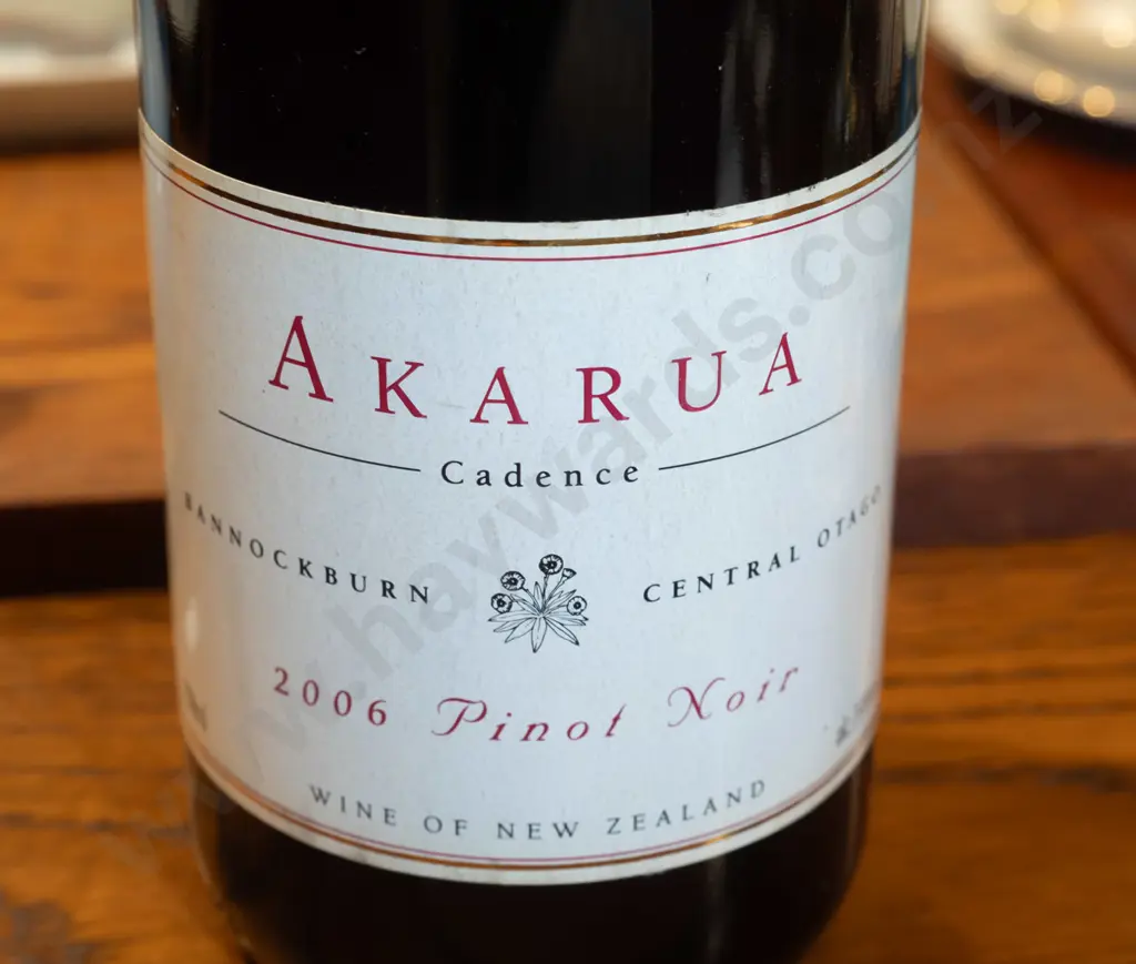 bottle of 2006, Akarua, Pinot Noir, Central Otago wine 750ml Image 1++