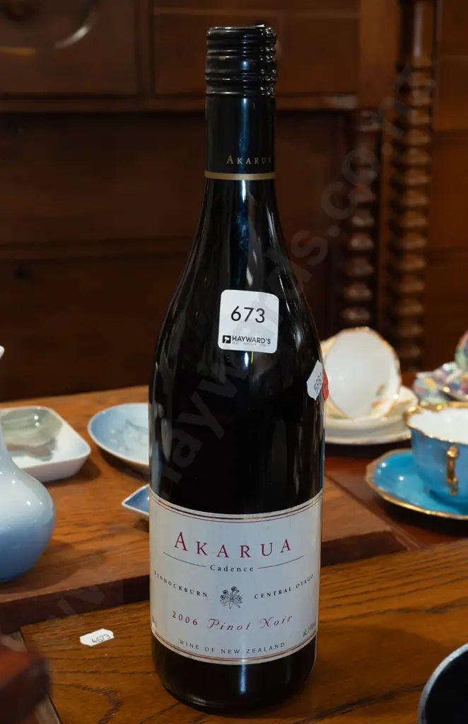 bottle of 2006, Akarua, Pinot Noir, Central Otago wine 750ml Image 1++