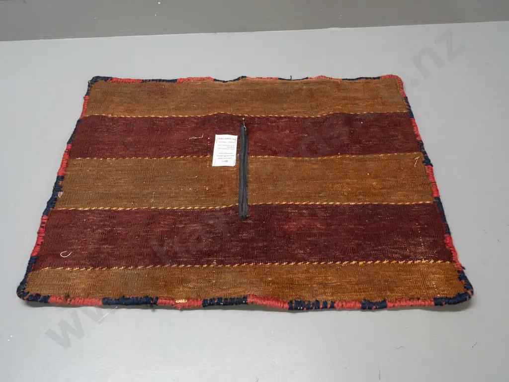 Turkish hand-knotted wool cushion cover - back with zip may have been added to older piece. Some fading 660 x 520 Image 1++