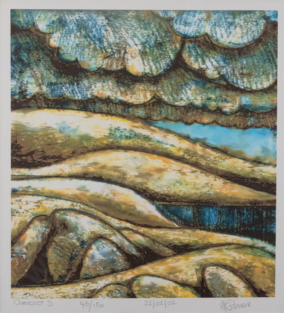 Gilmore '02 - framed ltd edition print "Overcast 5" H230 W230 Image 1++