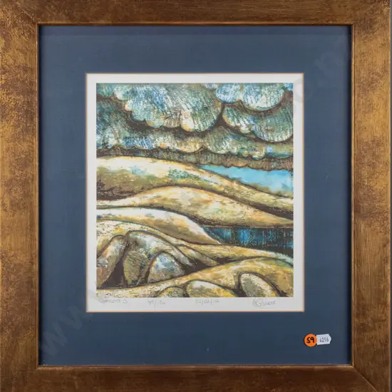 Gilmore '02 - framed ltd edition print "Overcast 5" H230 W230