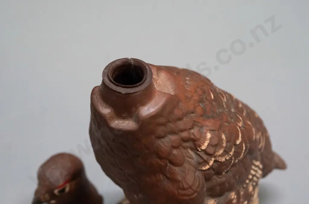 Royal Doulton Famous Grouse scotch whisky decanter - grouse figure, empty. H-240 Image 1++