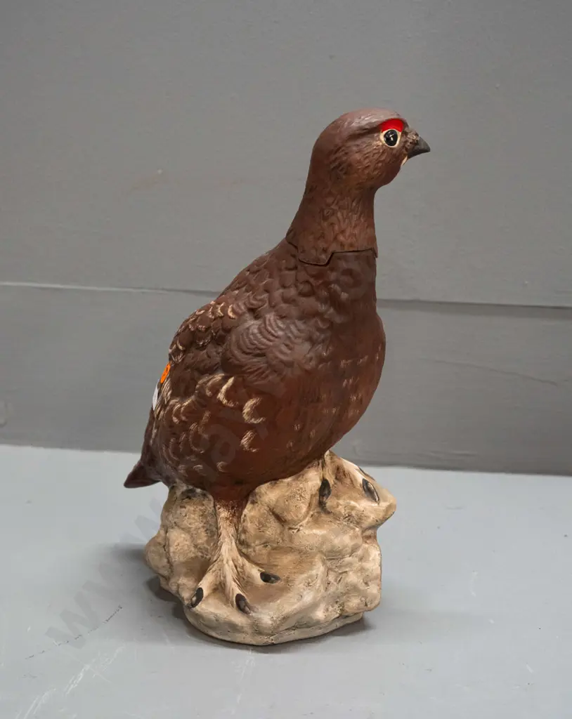 Royal Doulton Famous Grouse scotch whisky decanter - grouse figure, empty. H-240 Image 1++