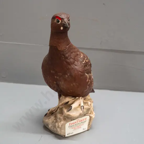 Royal Doulton Famous Grouse scotch whisky decanter - grouse figure, empty. H-240