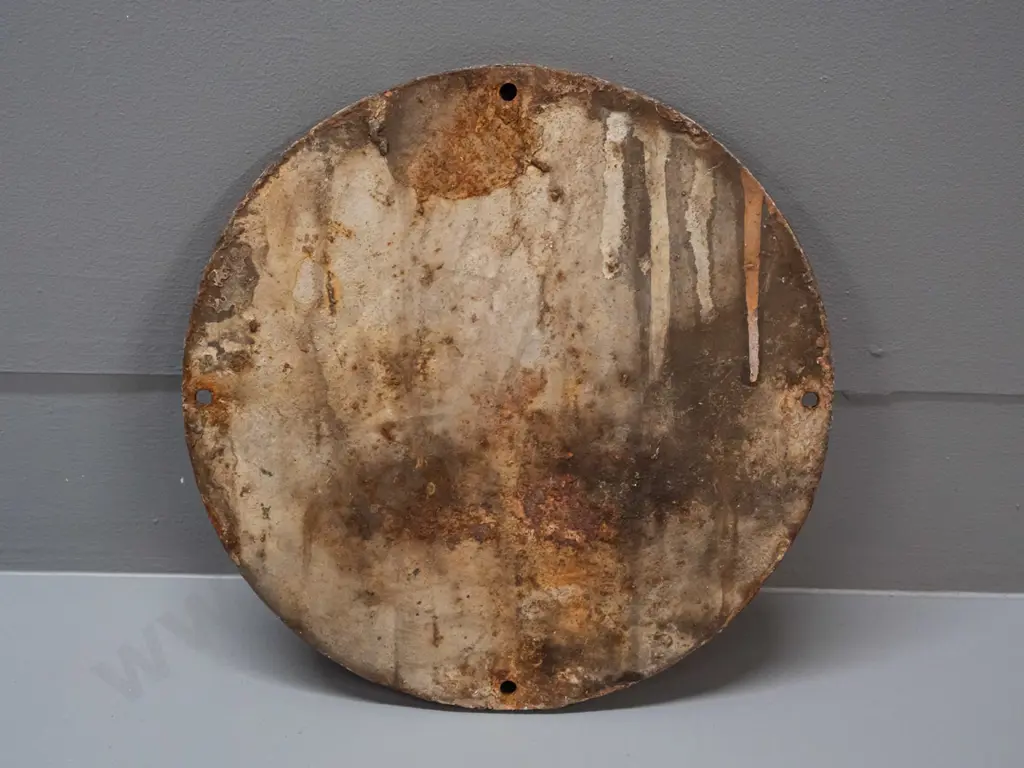 cast iron railway / locomotive plaque - Z 350 - paint loss and some corrosion D-260 Image 1++