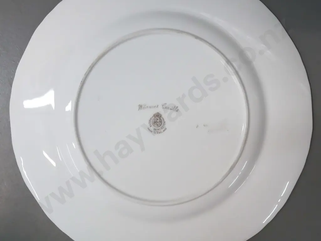 Royal Worcester cabinet plate, Warwick Castle, hand-painted & signed D-275 Image 1++