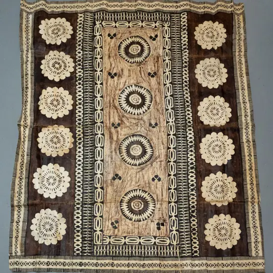 large tapa cloth - some creasing from storage L-1940 W-1530