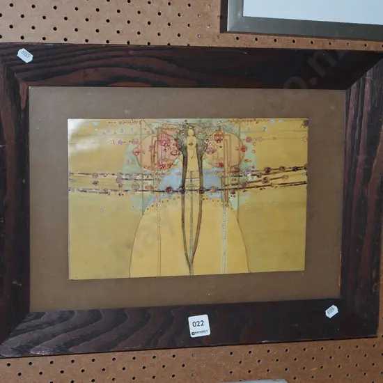 framed Margaret Macdonald Mackintosh print