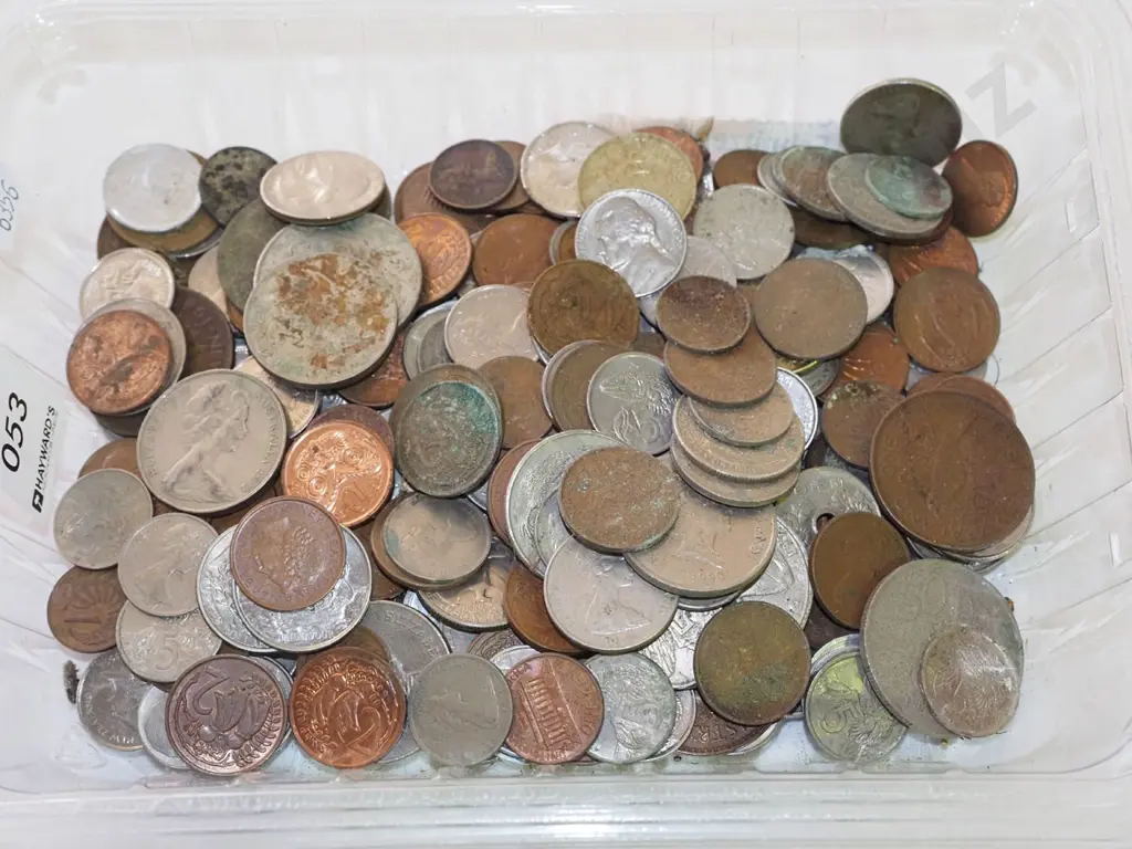 tray of coins Image 1++
