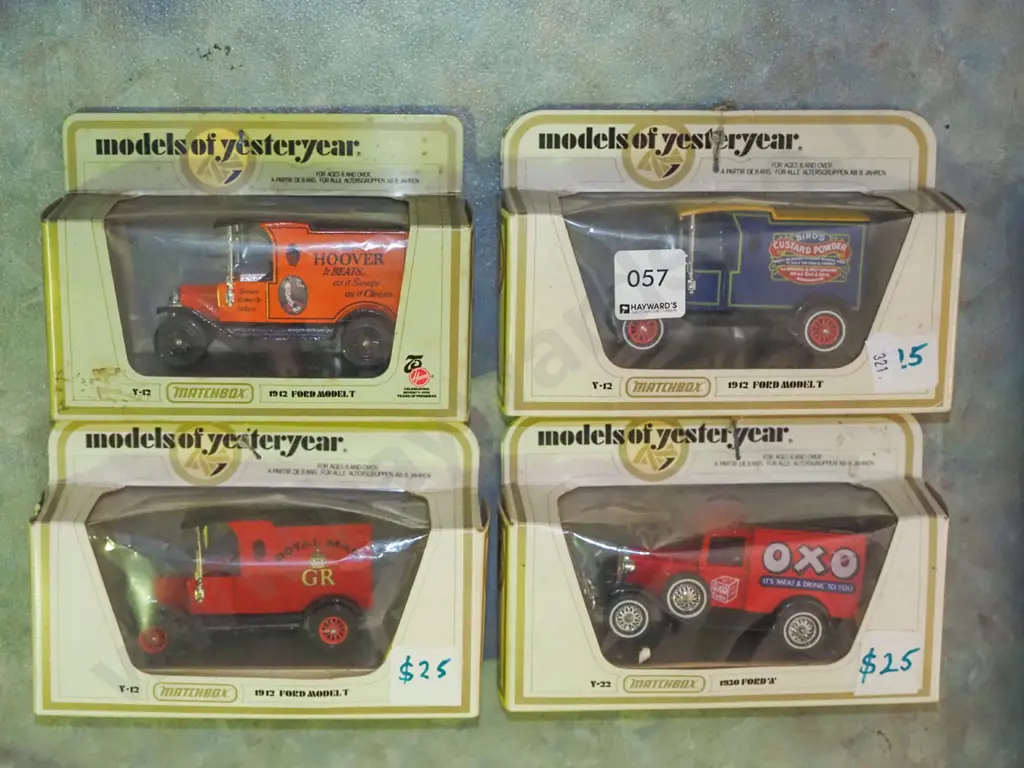 4x boxed Matchbox Models of Yesteryear die-cast vehicles Image 1++