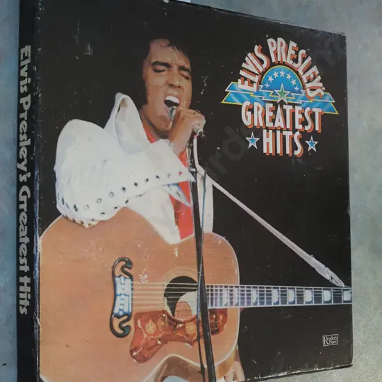 boxed Elvis Presley Greatest Hits record set