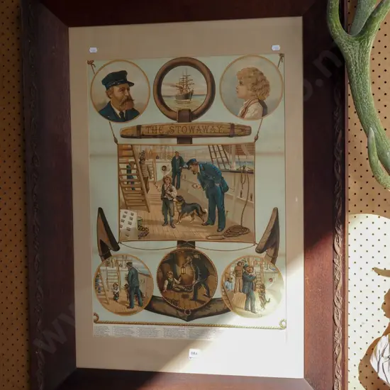 framed poster print - The Stowaway