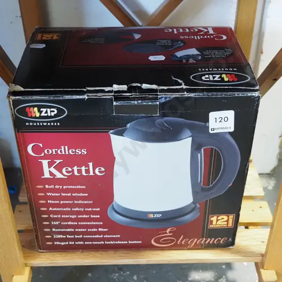 boxed as new Zipp kettle