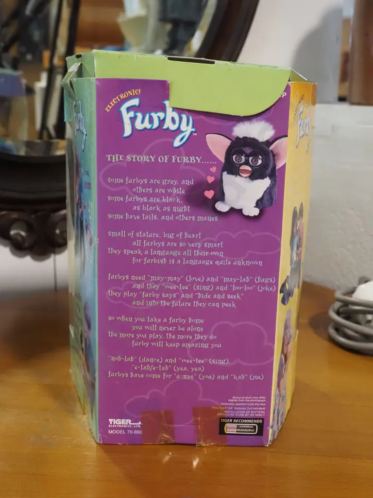 boxed electronic Furby - damage to box Image 1++
