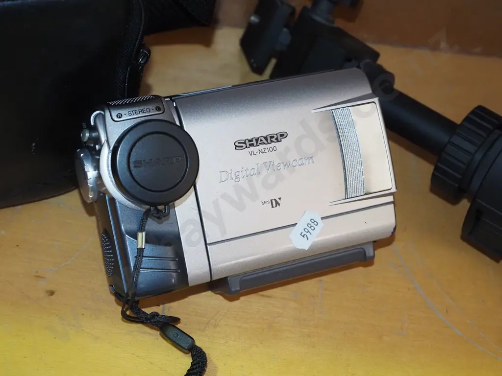 Sharp video camera, tripod, bag and accessories Image 1++
