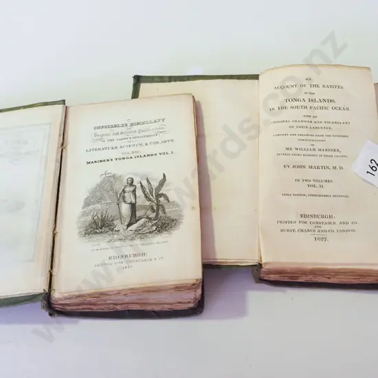 2x vintage books - Mariners Tonga Islands Volume 1, Ancient Ballads and Songs