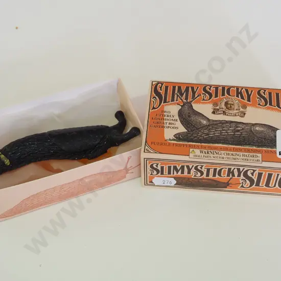 boxed slimy sticky slug toy